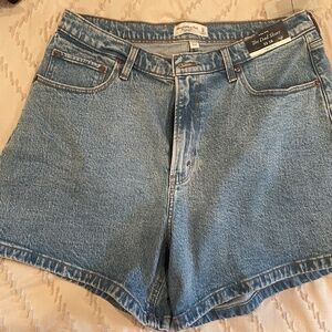Abercrombie & Fitch Blue Jean Shorts